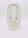 Stainless Steel Heart Charm Chain Necklace