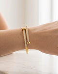 Celestia Double-Line Nail Bracelet